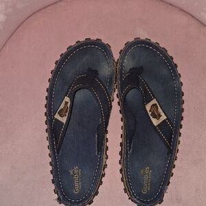 Grumbies Blue Flip Flops